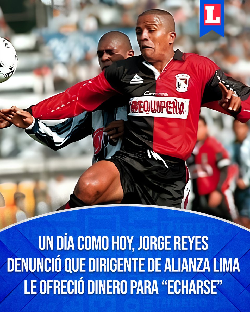 diario_libero's tweet image. El 4 de diciembre de 1994, #Melgar y Alianza se enfrentaban en Arequipa por la ida de la pre-liguilla para la #Libertadores, aquel encuentro lo ganó el &apos;Dominó&apos; por 1-0, sin embargo, Jorge &apos;Tata&apos; Reyes, reveló que un directivo de #AlianzaLima le ofreció dinero para que se eche.