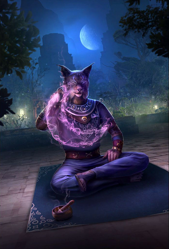 UESP_net's tweet photo. "Opportunity arrives while Khajiit takes nap."

--Khajiit proverb https://t.co/tEagRQqWUf