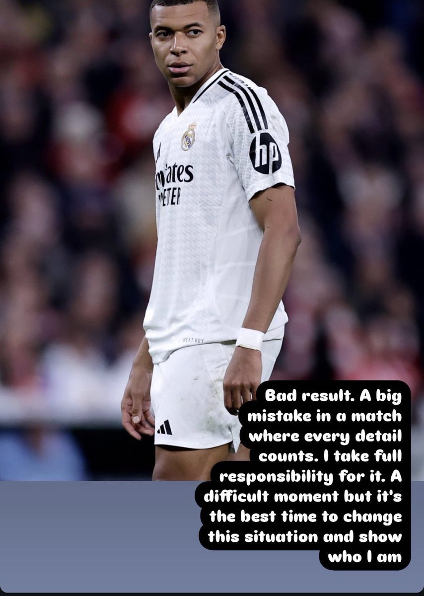 Hay una frase de Al Pacino que dice:
Cuando la mierda llega al cuello, hay unos que corren… y otros que se quedan. Yo me quedo Kylian, yo me quedo. 

Y sí, decidme lo que queráis. Asumiré todas las responsabilidades.