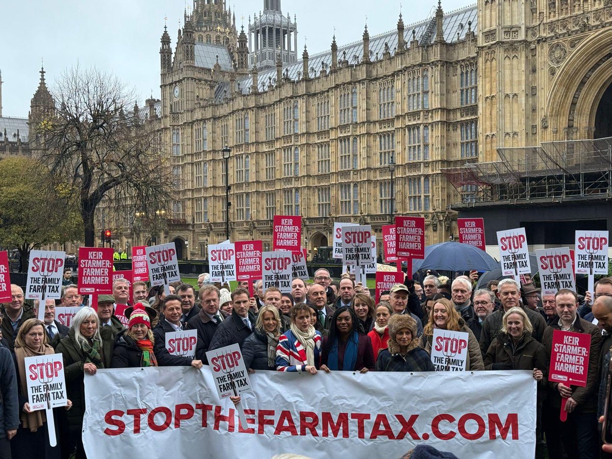 Blake_MidBeds's tweet photo. Rather than standing up for their constituents in Parliament today, Labour MPs turned their backs on farmers. 

A government led by tin-eared socialist metropolitan elites is pushing on, but with colleagues I will keep fighting for our rural communities. 

#StopTheFarmTax https://t.co/ntsEKcnBZ5