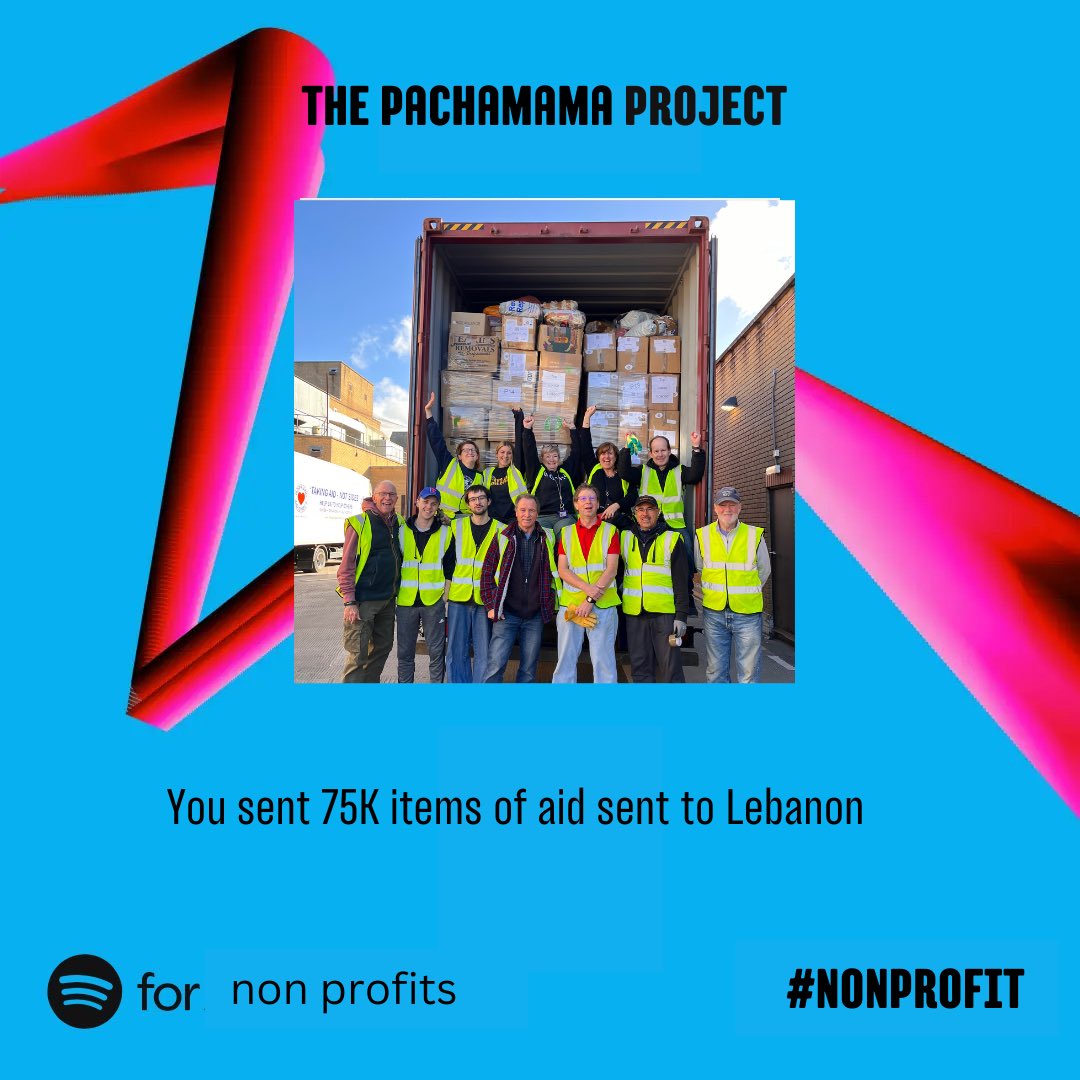 ThePachaProject's tweet image. And that’s on Pachamama Wrapped for another year #SpotifyWrapped #nonprofit