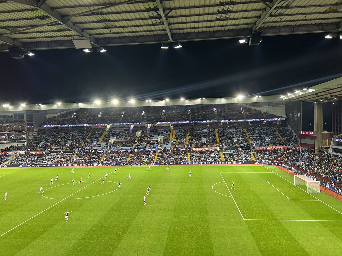 avfcry's tweet image. Villa played very well and I hate to say something negative after a great win, but all these empty seats during the game is a joke. Usually sell out every game but something has changed this season. Any ideas?? #StopExploitingLoyalty #AVFC