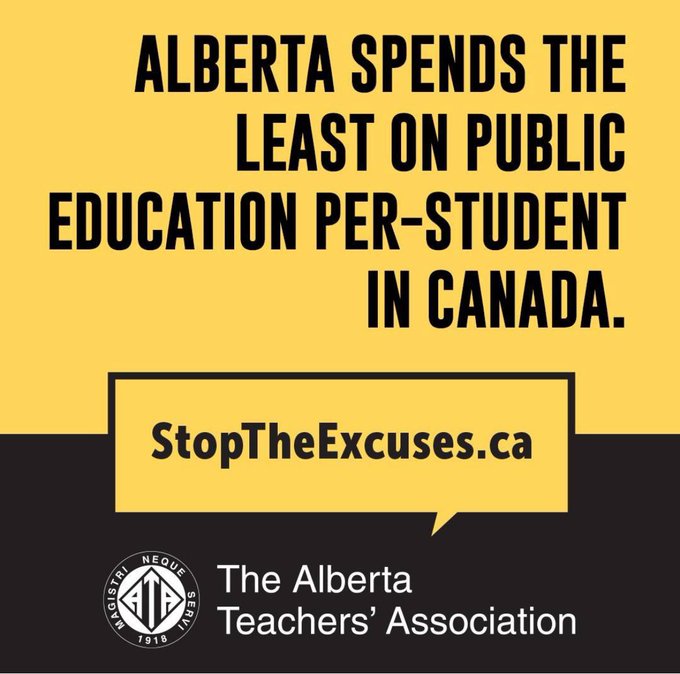 schill_dawg's tweet photo. Alberta is the least funded education system in Canada. It's a shameful fact that does not have to be the case. Right now the government is looking for your input on the budget 2025. You can send a message to government fund our classrooms by filling in the survey listed below. https://t.co/1L0M47VsIz