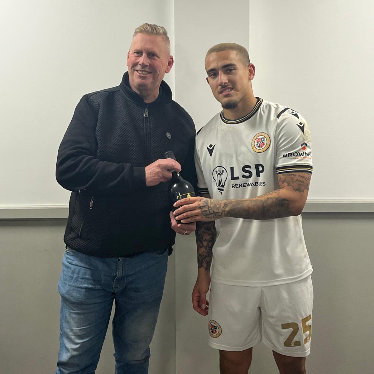 Chosen by match sponsors, Bromley Windows &amp; Doors, tonight’s Man of the Match was Danny Imray 👏 

#WeAreBromley