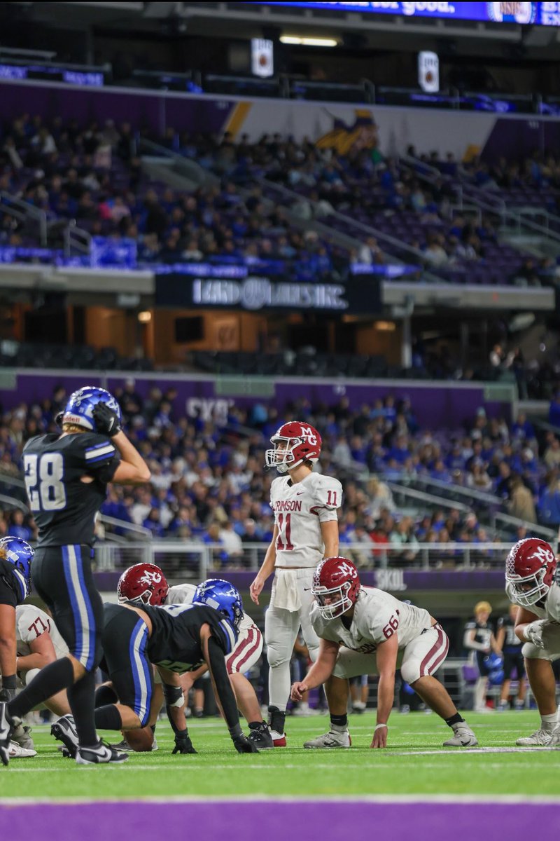 Kaden Harney (@kaden_harney) on Twitter photo Junior season highlights!
13-0 MN 6A State Champions๐ ๐
Highest scoring team in program history (41.2ppg)
Pass - (79/132) 1578 yds 16tds 11.9 yds/att
Rush - 33car 228yds 6tds 6.9ypc
<a href="/Crimsonfootball/">Crimsonfootball</a> <a href="/spurrlyman/">Adam Spurrell</a> <a href="/JaredMartyMN/">Jared Martinson</a> <a href="/QBFTFootball/">QBFT - Quarterback Football Training</a> <a href="/612Qs/">612 Quarterbacks</a>
hudl.com/v/2QTnTm Junior season highlights!
13-0 MN 6A State Champions๐ ๐
Highest scoring team in program history (41.2ppg)
Pass - (79/132) 1578 yds 16tds 11.9 yds/att
Rush - 33car 228yds 6tds 6.9ypc
<a href="/Crimsonfootball/">Crimsonfootball</a> <a href="/spurrlyman/">Adam Spurrell</a> <a href="/JaredMartyMN/">Jared Martinson</a> <a href="/QBFTFootball/">QBFT - Quarterback Football Training</a> <a href="/612Qs/">612 Quarterbacks</a>
hudl.com/v/2QTnTm