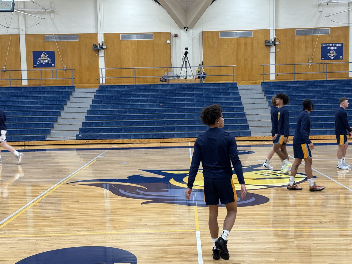 My view for St. Scholastica at Carleton doubleheader basketball tonight.  Men’s game followed by women’s on POWER 96 Radio, 95.9 FM, worldwide on FREE POWER 96 app. Get video at Carleton.edu/athletics.