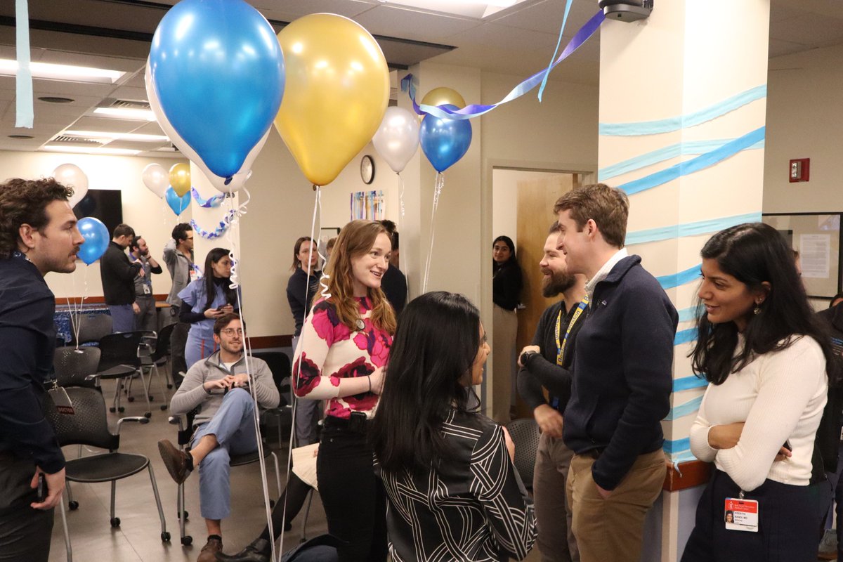 BIDMC_Medicine's tweet photo. We're so excited to celebrate our third-year @BIDMC_IM residents today as they learned their superb results in Fellowship #Match2025! Their bright futures are taking them on to fellowships across the country and to exciting careers in primary care and hospital medicine🌟🩺 https://t.co/7ombgbbDCA