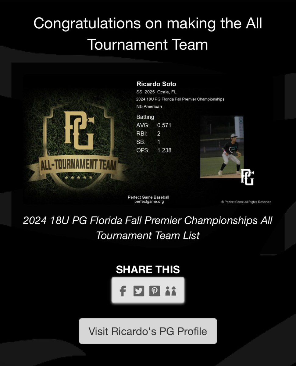 Good tournament with <a href="/nextlevelbb/">Next Level Baseball</a> <a href="/Bobbysp23/">Bobby</a> <a href="/wphsbaseball/">WPHS Baseball</a> <a href="/OcalaPreps/">Ocala Preps</a> <a href="/BUncommitted/">Baseball_Uncommitted</a> <a href="/BaseballCf/">CF Uncommitted Baseball</a>