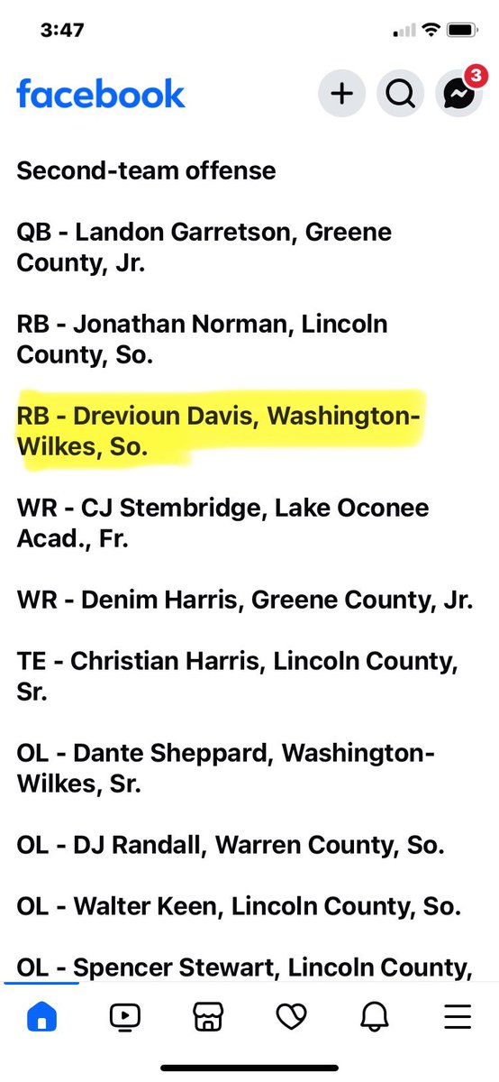 Blessed to make all region this year .