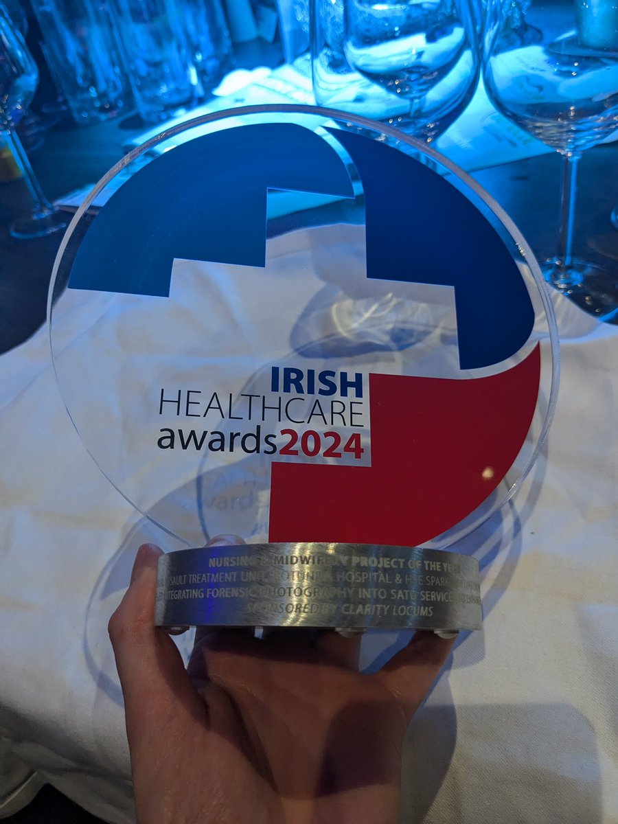 meogan's tweet image. So proud of the #satuireland team for winning the nursing &amp;amp; midwifery project of the year @HealthAwardsIrl #IMTIHA2024. Sincere thanks to @ProgrammeSpark and @cathmarsh4 for funding, commitment and ideas!