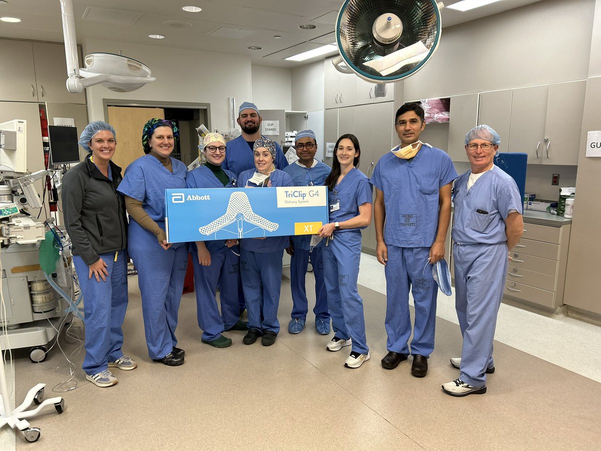 Tariq Ahmad (@tahmad_dogar) on Twitter photo Geisinger heath, first outside of the Triclip trial and 4rth otherwise in state of Pennsylvania to bring this technology to the patients in need! Kudos to this EXCELLENT team! <a href="/DrTylerWallen/">Tyler Wallen</a> <a href="/b_kuscavage/">Brittney Kuscavage</a> <a href="/AbbottNews/">Abbott</a> Geisinger heath, first outside of the Triclip trial and 4rth otherwise in state of Pennsylvania to bring this technology to the patients in need! Kudos to this EXCELLENT team! <a href="/DrTylerWallen/">Tyler Wallen</a> <a href="/b_kuscavage/">Brittney Kuscavage</a> <a href="/AbbottNews/">Abbott</a>