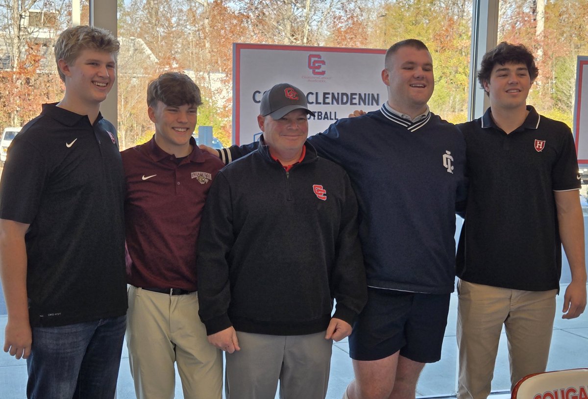 Happy for these Great players headed to great schools 🏈 #OneBetter #AlwaysOn <a href="/Nick_Bierman_/">Nick Bierman</a> <a href="/SmithCharlie23/">Charlie Smith</a> <a href="/JackBaade/">Jack Baade</a> <a href="/ClendeninConor/">Conor Clendenin</a>