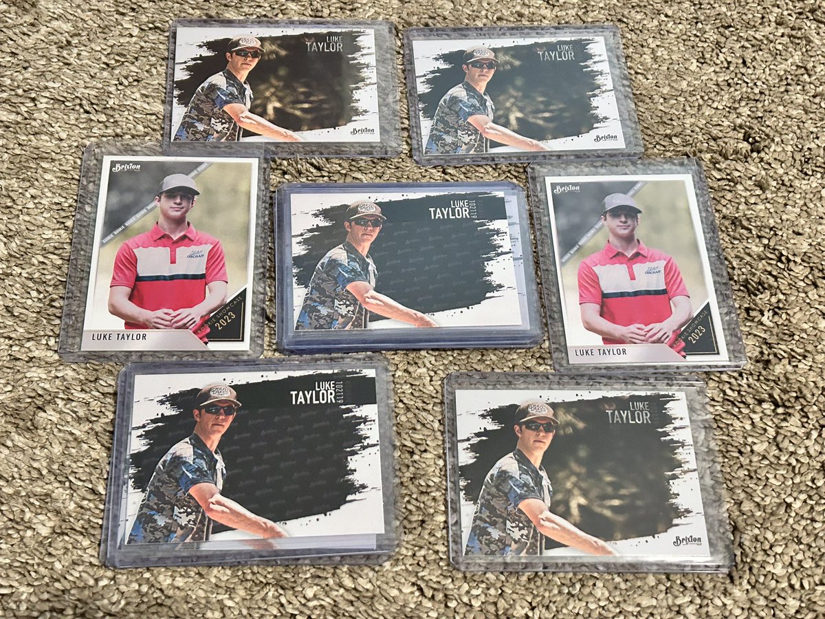 I’ve been away from here for a bit but I have to shout out <a href="/pitchforkntorch/">Gary Wolf</a> who took the time to send me these Luke Taylor <a href="/BrixtonDiscGolf/">BrixtonDiscGolf</a> cards. I’m overwhelmed by his kindness. Means so much to this disc golf mom. ♥️