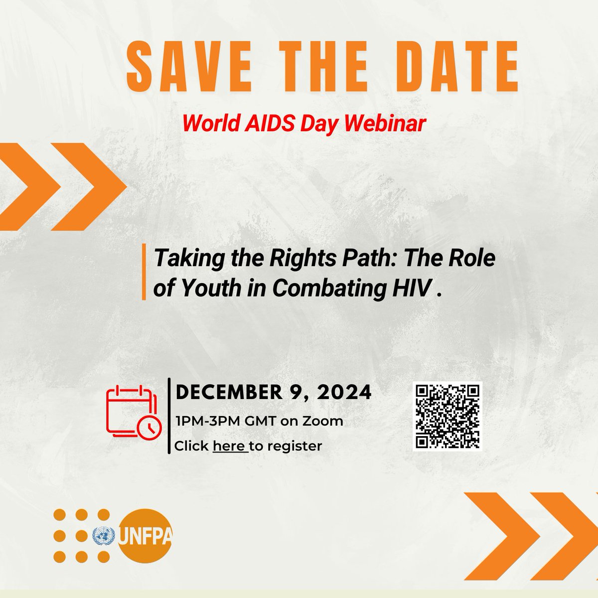 Bernadette Ssebadduka (@_ssebaddukabn) on Twitter photo Join <a href="/UNFPA_WCARO/">UNFPA WCARO</a> World AIDS Day Webinar: "Taking the Rights Path: The Role of Youth in Combating HIV." Learn how young people are leading the fight! Register using the QR Code below #WorldAIDSDay #HIV #AfriCANYouth Join <a href="/UNFPA_WCARO/">UNFPA WCARO</a> World AIDS Day Webinar: "Taking the Rights Path: The Role of Youth in Combating HIV." Learn how young people are leading the fight! Register using the QR Code below #WorldAIDSDay #HIV #AfriCANYouth