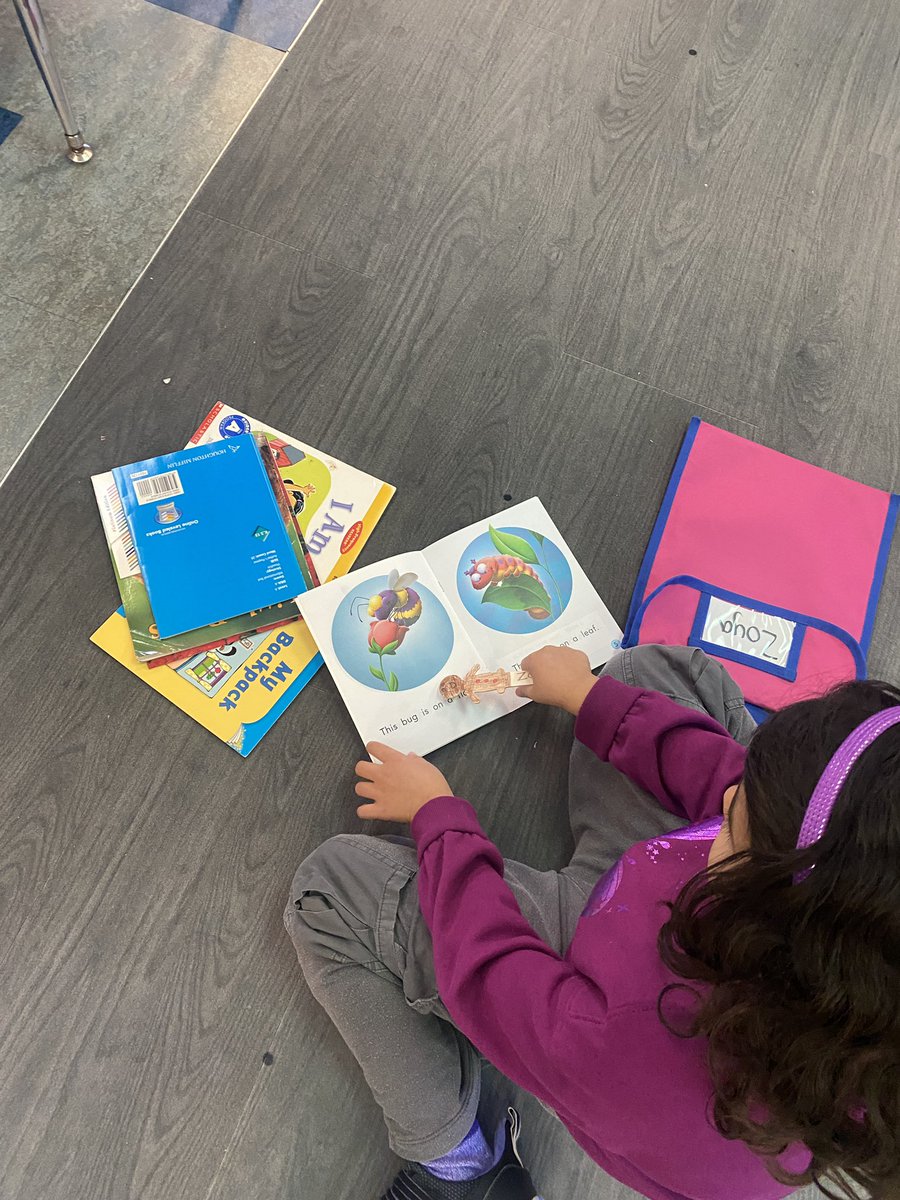 Super Readers receive new pointers and their first reading super power… Pointer Power! Kids practice pointing under each word as they go to track the print.
