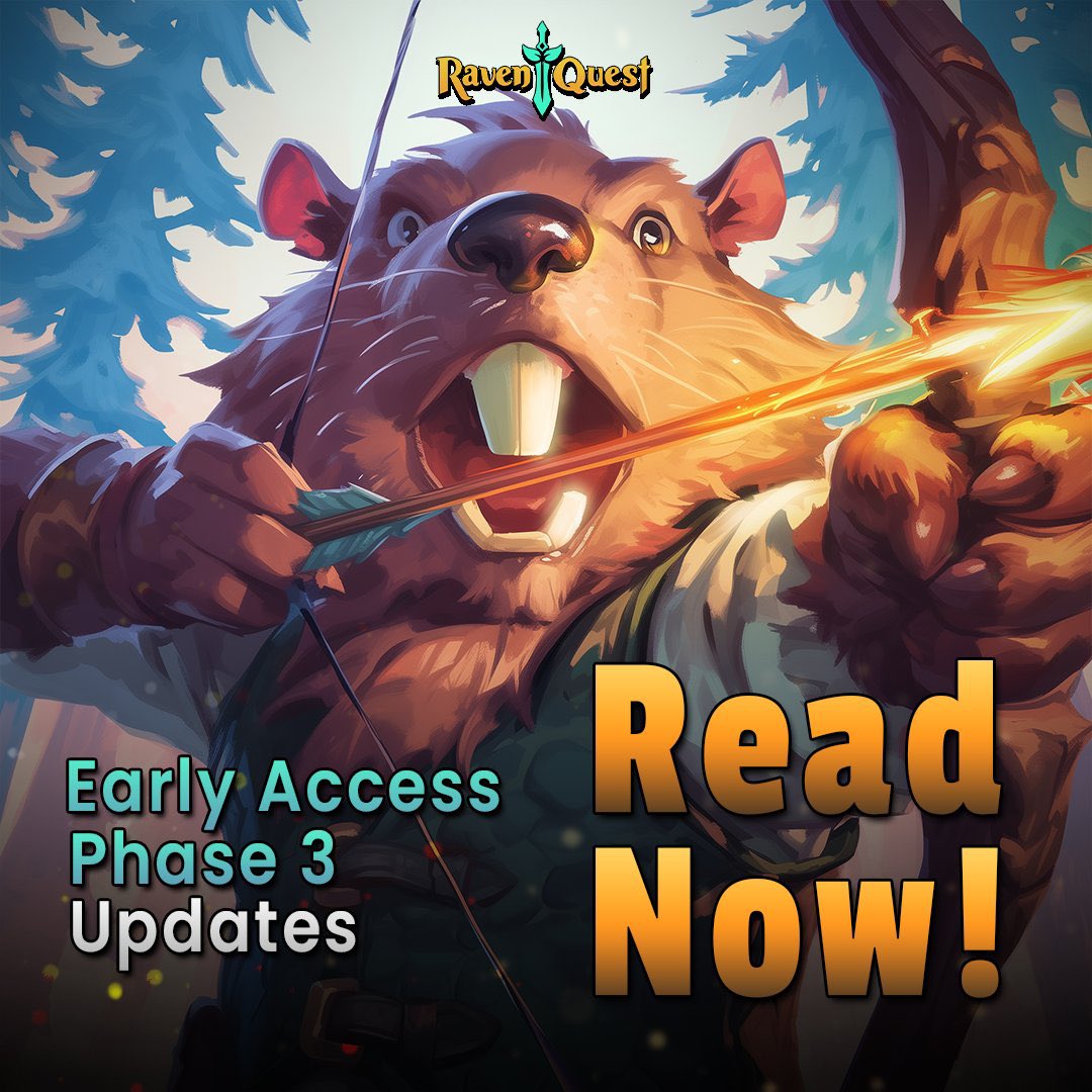 One of my favorite games, <a href="/RavenQuestGame/">RavenQuest</a> is coming back for phase 3 tomorrow!

To help out new players just getting into the game, I wrote a quick guide on how to maximize your gold and stack your $QUEST! (1/2)