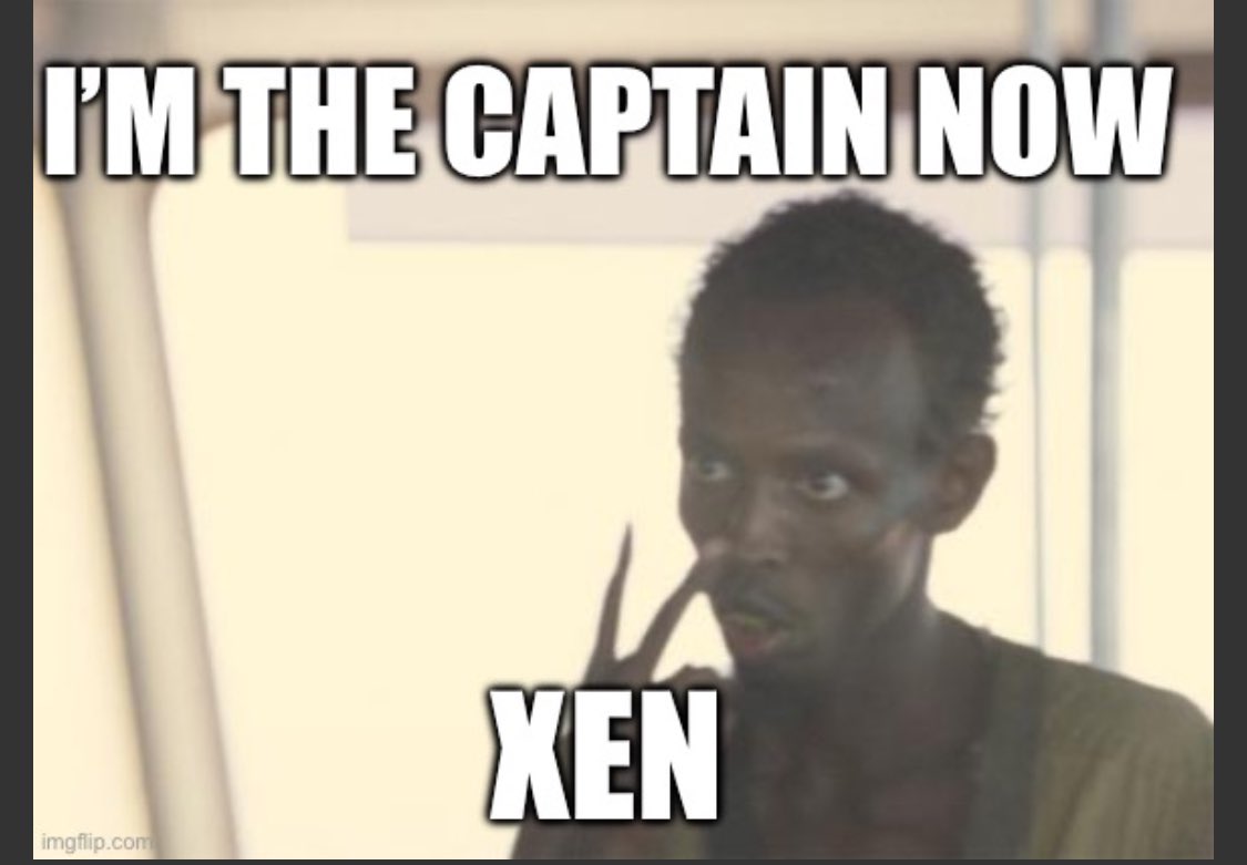 #XEN just getting started. 10 Billy market cap will be legendary. #xencrypto <a href="/mrJackLevin/">ⓧ Jack Levin ⓧ X1</a>