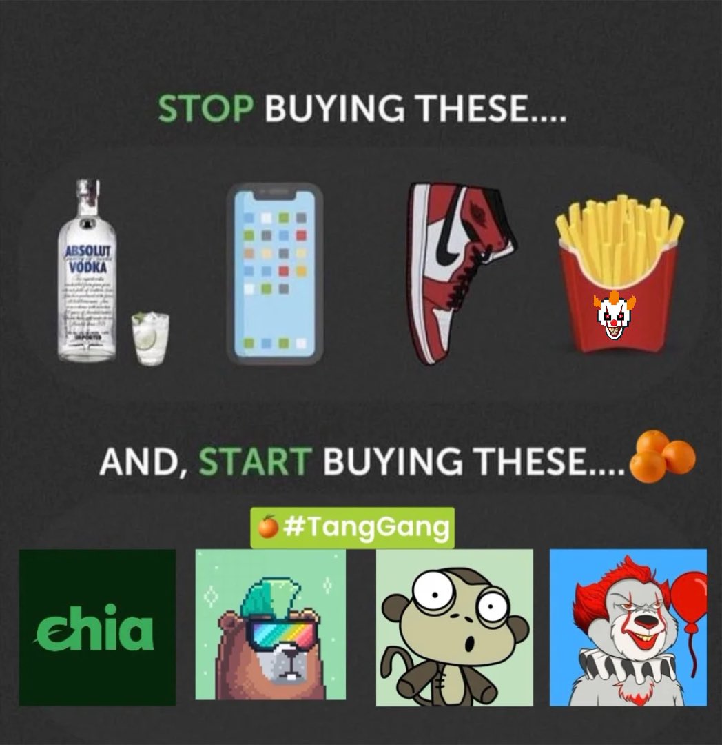 PennywiseSkull's tweet photo. #chia #xch #chiamemes #memes #TangGang π@bytesandblocks @monkeyzoo π±π https://t.co/icuG9EtnmJ