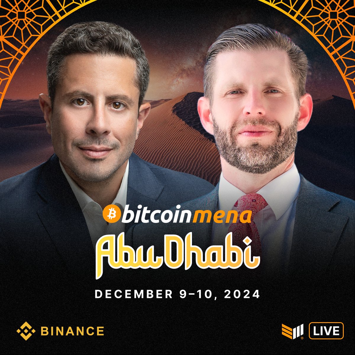 BitcoinMagazine's tweet image. #BITCOIN MENA IS JUST 5 DAYS AWAY 🇦🇪

Don’t miss the Bitcoin Magazine livestream powered by @BinanceArabic! 🚀

Set your reminder 👉 bm.b.tc/day1