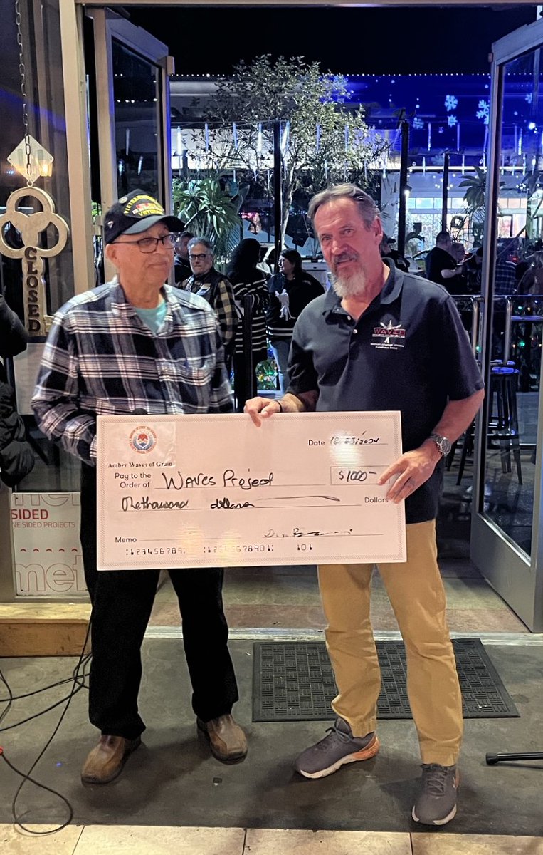 TheWAVESProject's tweet image. Thank you @Amber Waves of Grain Beer Festival in Support of American Veterans @Stone Church Brewing - Corona and @All American Riders for putting on such an awesome event and for continuing to support our veteran community in a big way. #WAVESProject