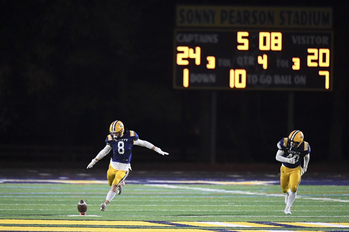 Honored to be named 1st Team All-Region Kicker, Punter, and Wide receiver.