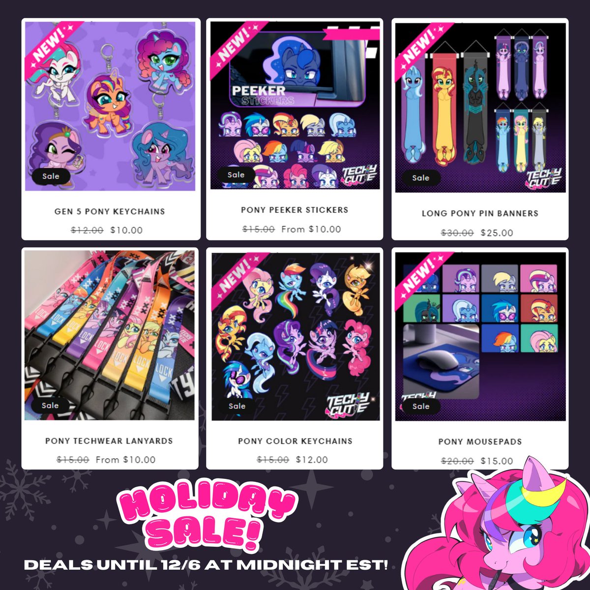 Now is a great time to get some pony goodies for yourself (or maybe a friend!?) 👀