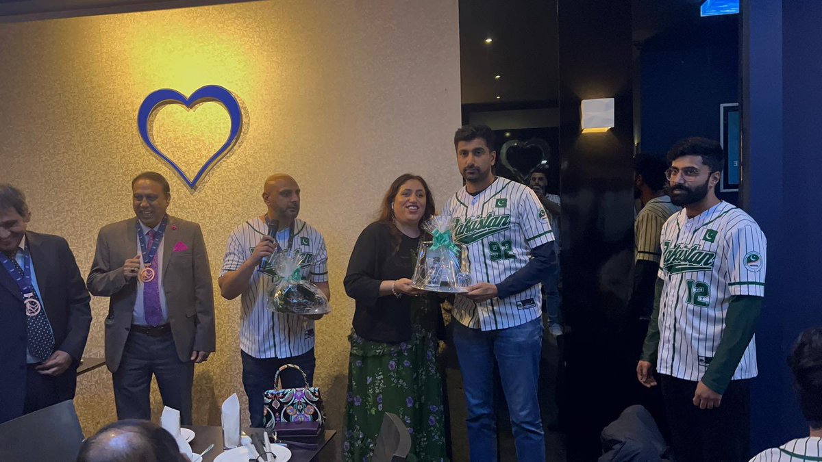 It was great owner for us 3 of our player Arslan Sabir Amjad khan Shoaib Nasir were there celebrating Pakistan blind baseball winning bronze medals in World Cup and they were part of the squad as well