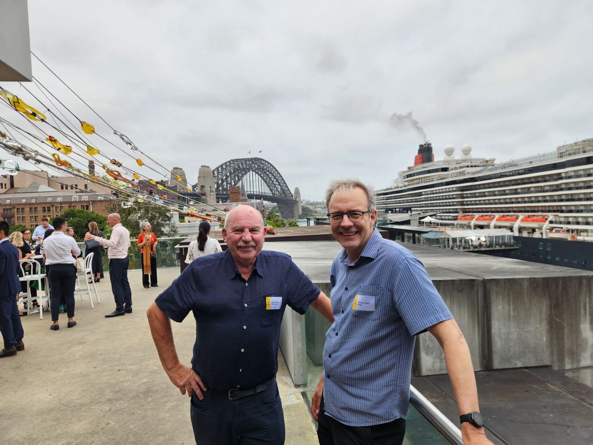 Our Business Manager, Mark Ovens (left) is at <a href="/UNSW/">UNSW</a> Employability event down in Sydney this morning! #PhDinterns #CareerReady