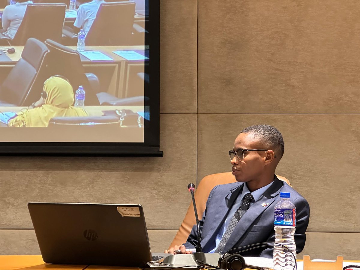 SellouJr's tweet photo. Excited to present the ICTJ PBF Project &amp; moderate the 1st panel on its impact at the ICTJ PBF Regional Youth Conference! Grateful for the chance to engage with youth leaders from various African countries to discuss our progress in peacebuilding. @theICTJ @UNPeacebuilding https://t.co/jksvfoJtED