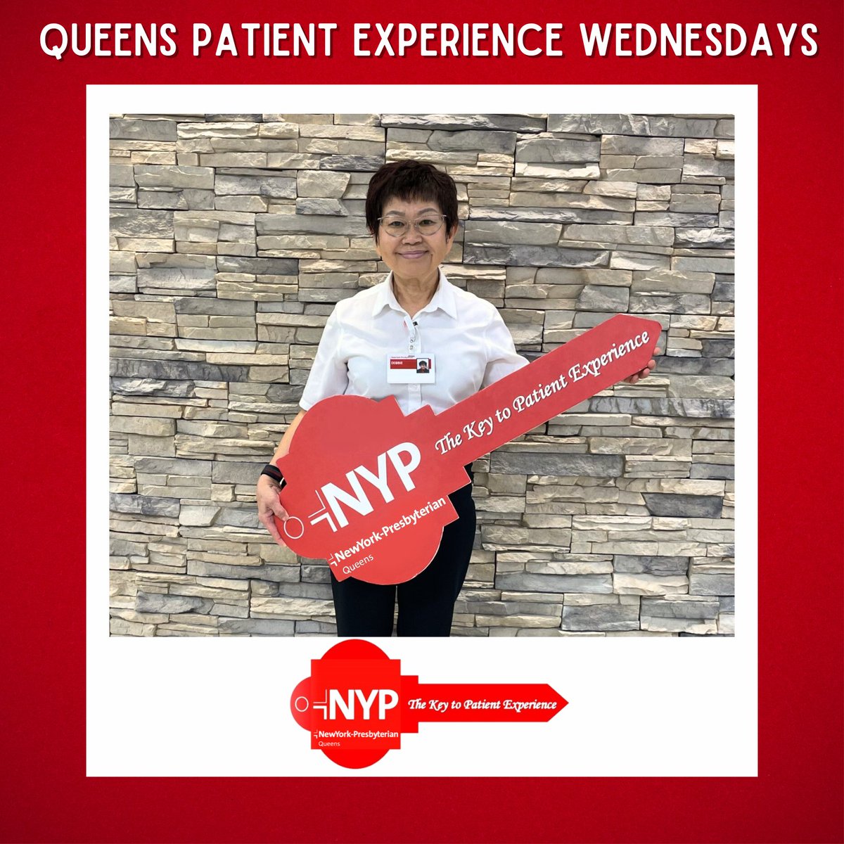 (1/4) Happy first Wednesday of the last month! Wow! What a tremendous group of folks we highlighted this year. As we aim to end the year off strong, this week we recognize the #Amazing Debbie! Debbie is a Patient Registrar here at <a href="/nyphospital/">NewYork-Presbyterian</a> Queens!