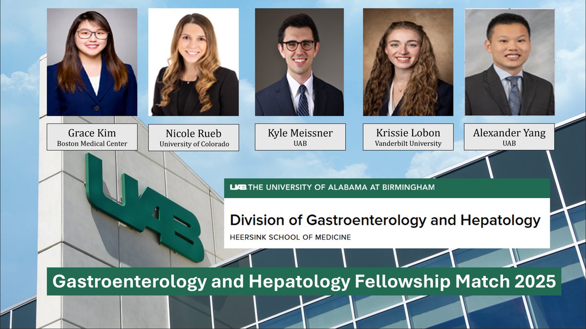 Sujan Ravi (@sujan_ravi) on Twitter photo Another exciting fellowship match day for UAB GI & Hepatology. Welcome to the new class of 2025!!! <a href="/UABDeptMed/">UAB Department of Medicine</a> Another exciting fellowship match day for UAB GI & Hepatology. Welcome to the new class of 2025!!! <a href="/UABDeptMed/">UAB Department of Medicine</a>