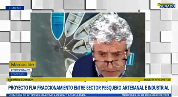 Marco Ide Mayorga, presidente de FIPASUR informo en la Comisión de pesca del Senado sobre busqueda de la embarcación Estrella del Sur con cinco tripulantes desaparecidos youtube.com/watch?v=TUXnem…