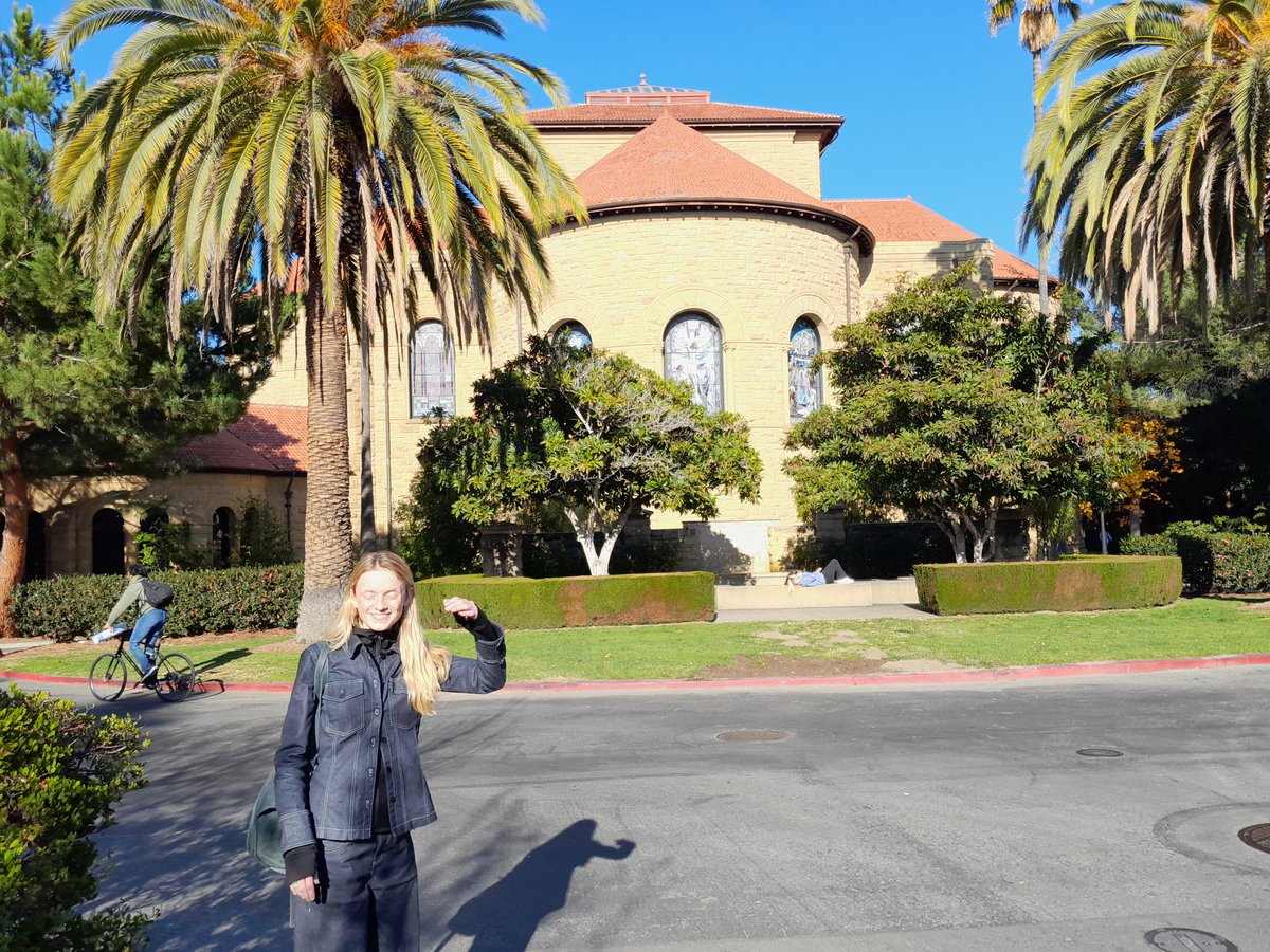 FiladelfiaGene1's tweet photo. Wonderful visit at @Stanford University 🤩
Thanks to Cordelia Smidth and @julietkknowles for showing us the impressive Knowles Lab, and the beautiful campus 🤩
#GABRB3 #Epilepsy 🧠 #Genetics 🧬 #PreclinicalModels 🐭 https://t.co/Jg6o23UhLH