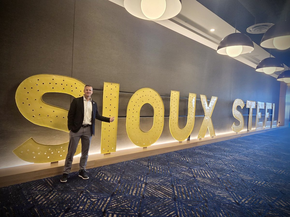 paultenhaken's tweet photo. Wow, the new @canopybyhilton at the Steel District is a special place. What an addition this is to Sioux Falls! I appreciated breaking it in with a 2024 year in review presser today. https://t.co/DG0tKyt0FW