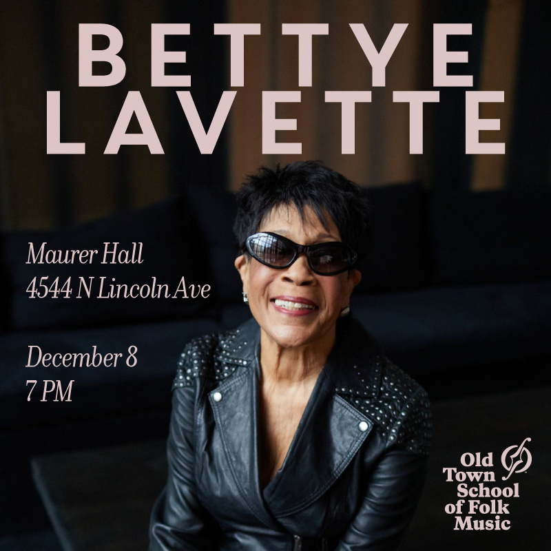 BettyeLaVette's tweet image. This will be our last show of the year at Old Town on Sunday, December 8. Just me and my keyboard player, Tom West. I'll be telling stories, and we'll be doing songs from throughout my career. Should be a good time. Hope you can make it. Showtime is at 7.
oldtownschool.org/concerts/2024/…