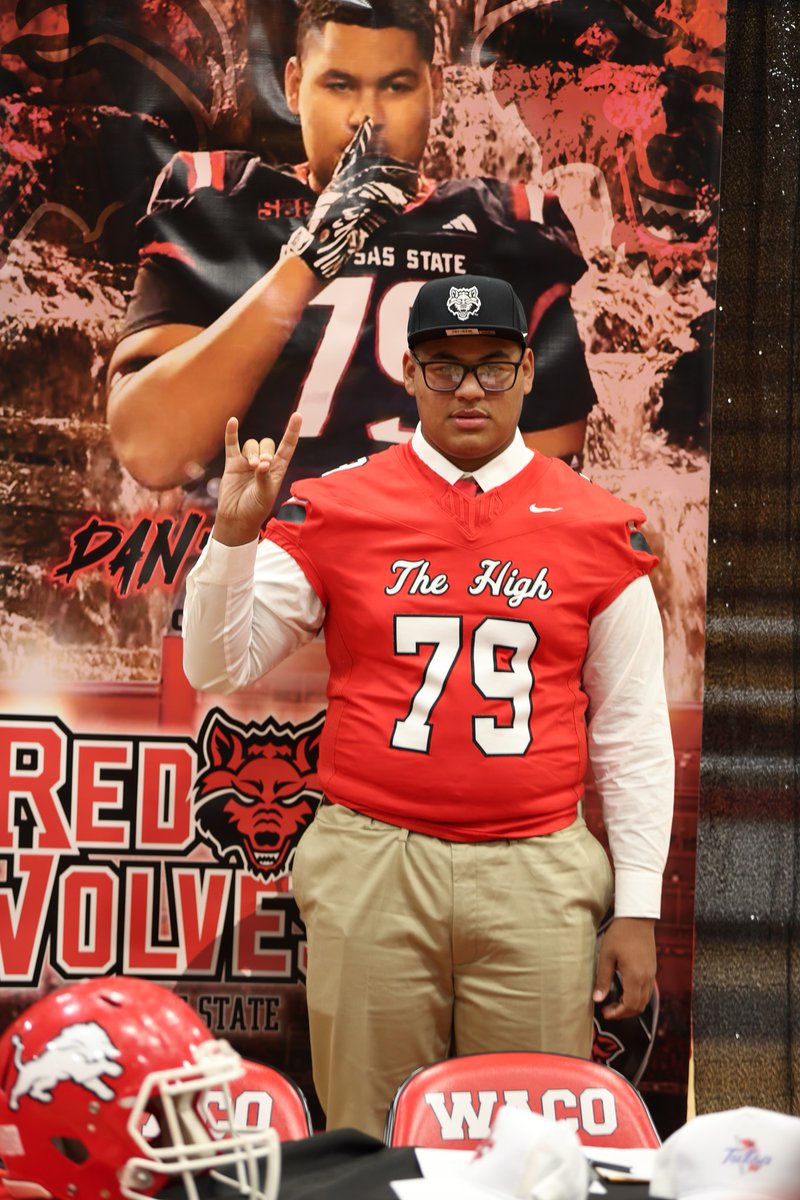 Congratulations to Waco High Offensive Tackle  Dan'Tay Ward on signing to play collegiate football with Arkansas State! Dan'Tay had several college offers in multiple states. He is a role model student athlete both on and off the field! We are proud of you! #WISDomWorksWonders