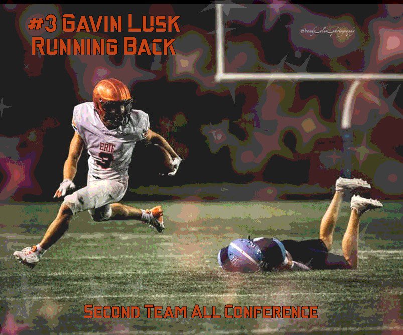 Senior Gavin Lusk was voted Second Team All Conference.  Gavin is a physical running back that can block, catch passes and leave defenders behind with his speed. Congrats, <a href="/GavinLusk25/">Gavin Lusk</a> #Exit232 #TFL