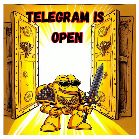 mempecoin's tweet photo. 🔥 The gates of the Warp are open! 🔥

Join the official $MEMPE Telegram and become part of the Memperor's golden army. 💬🚀
Unite, laugh, and conquer the meme universe with us!
📲 Join Now
https://t.co/7xcE5wmZ8a

#MEMPE #Memperor #PepeCoin #CryptoCommunity #MemeArmy #warhammer40k