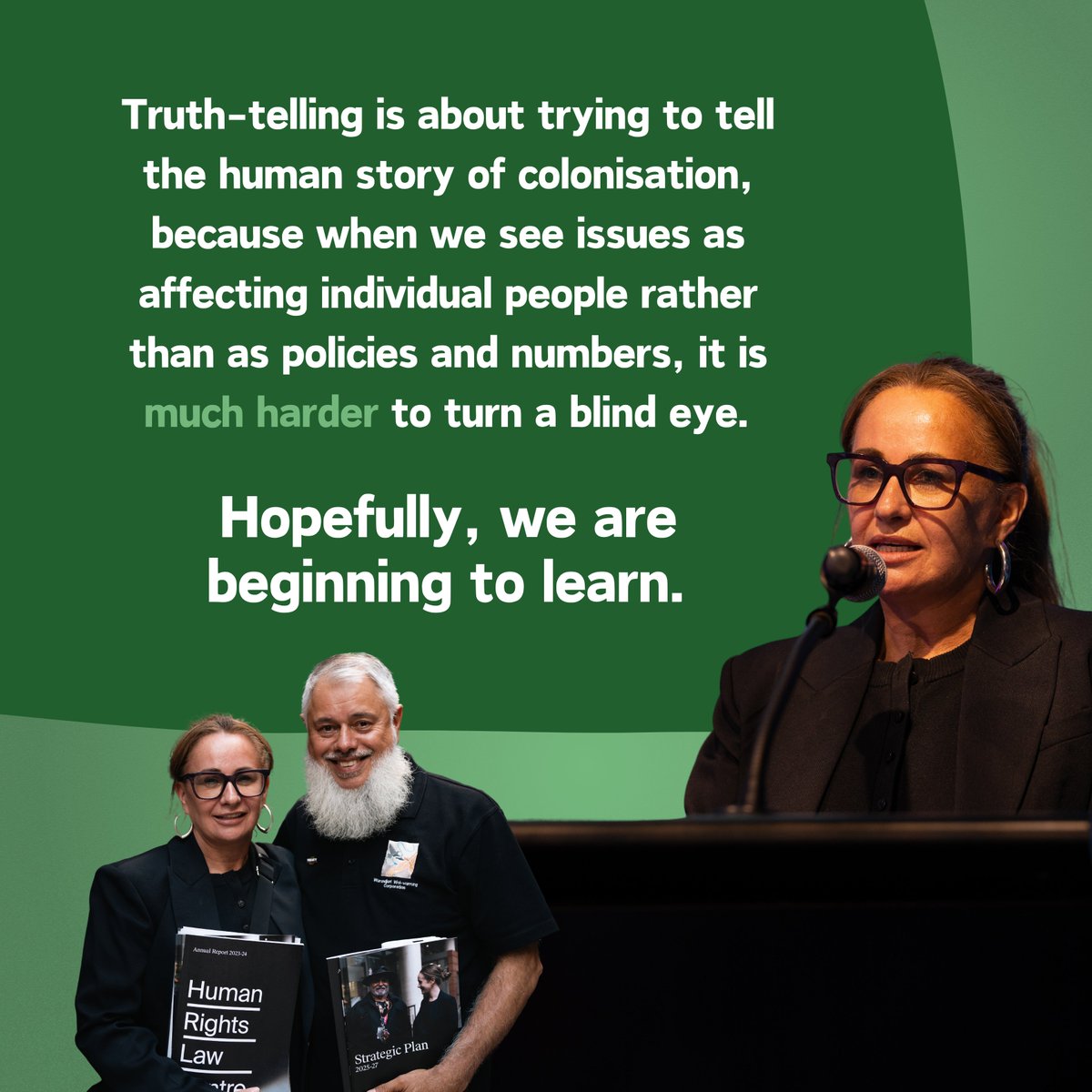 Every number tells a story, and for First Peoples that story is one of historic systemic injustice preventing many communities from accessing basic rights most Australians take for granted.

In a keynote speech to the Human Rights Law Centre Yoorrook Deputy Chair Commissioner
