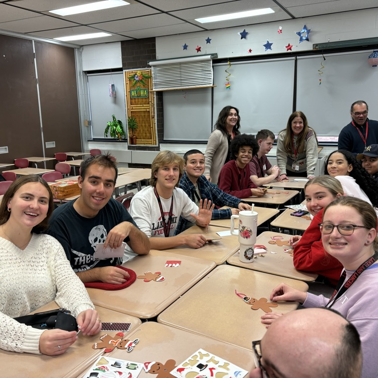 LRHSNJ's tweet photo. Gingerbread celebration! Unique creations for unique individuals. UNIFIED CLUB and ERASE CLUB. #unified_generation #SONJ https://t.co/5hU6JnzgDA