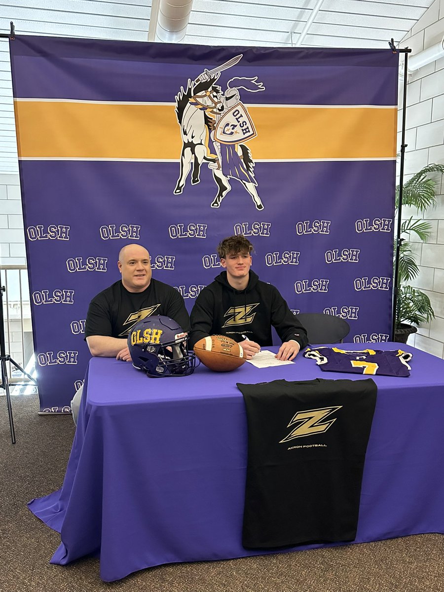 OLSH High School Football (@olshfootballhs) on Twitter photo What a great day it was celebrating our own <a href="/vann_kavals/">Vann Kavals</a> as he signed his letter of intent to play for <a href="/ZipsFB/">Akron Football</a>! <a href="/BallCoachJoeMo/">Coach Joe Moorhead</a> <a href="/RMatviko/">Ryan Matviko</a> <a href="/CoachMo711/">Donnie Militzer</a> <a href="/CoachMacVB/">Michael McDonald</a> <a href="/OLSH_HighSchool/">OLSH</a> What a great day it was celebrating our own <a href="/vann_kavals/">Vann Kavals</a> as he signed his letter of intent to play for <a href="/ZipsFB/">Akron Football</a>! <a href="/BallCoachJoeMo/">Coach Joe Moorhead</a> <a href="/RMatviko/">Ryan Matviko</a> <a href="/CoachMo711/">Donnie Militzer</a> <a href="/CoachMacVB/">Michael McDonald</a> <a href="/OLSH_HighSchool/">OLSH</a>