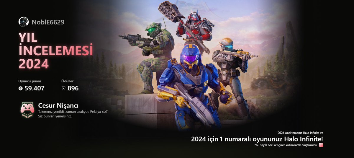 orhan6629's tweet photo. #Halo adamdir <3 #Xbox #XboxYearinReview https://t.co/2lsvtwJkzI