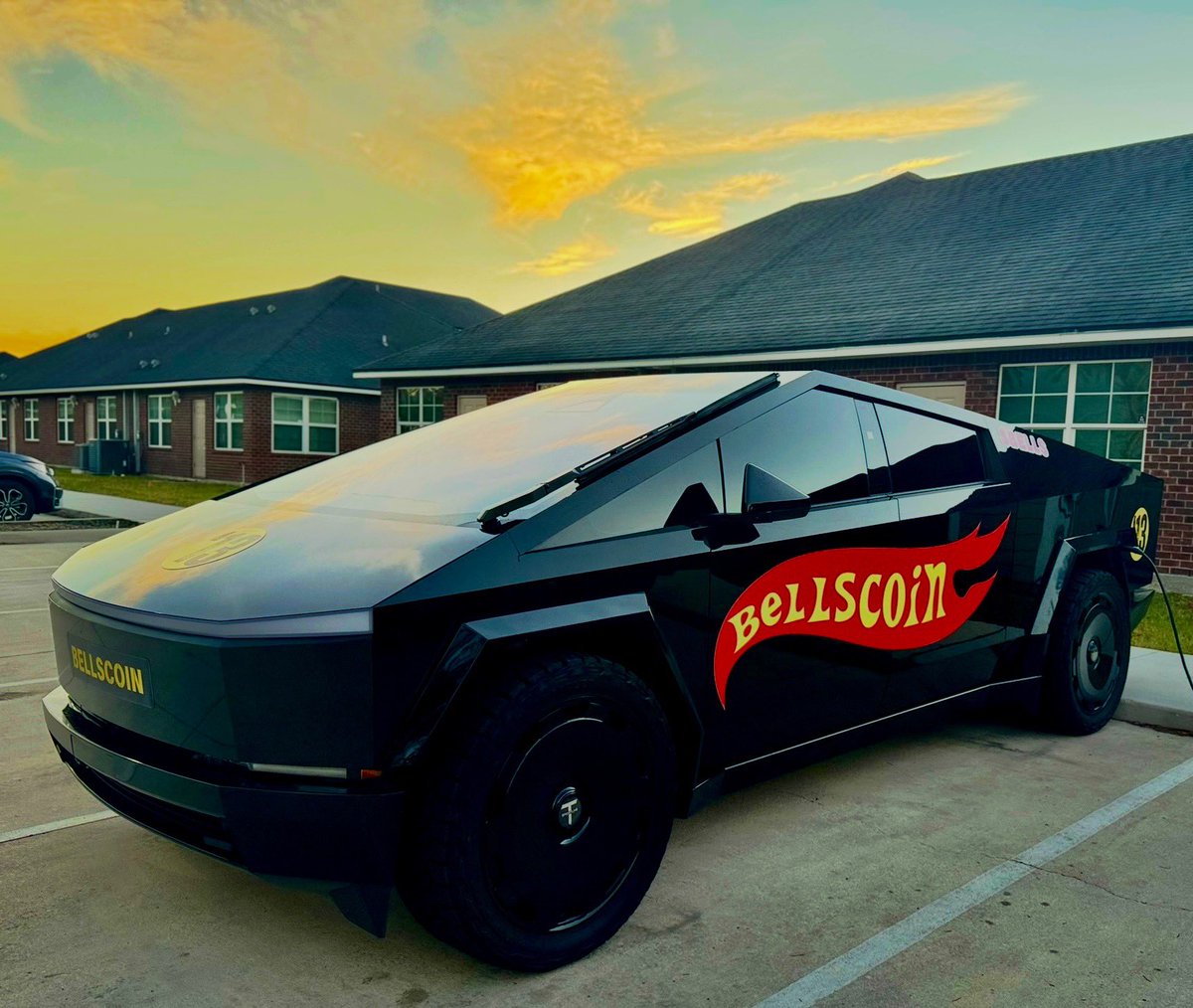 Bellscoin Cybertruck is ready to go. <a href="/elonmusk/">Elon Musk</a> do you like my DogeDaddy truck? 😂 🔔 $Bells