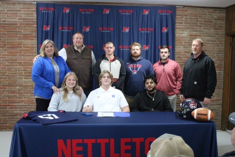 Nettleton High School OL Bryce Vaughn signed with Memphis. Photo Credit: <a href="/dblanchard21/">Deon Blanchard</a>. wtva.com/sports/college…