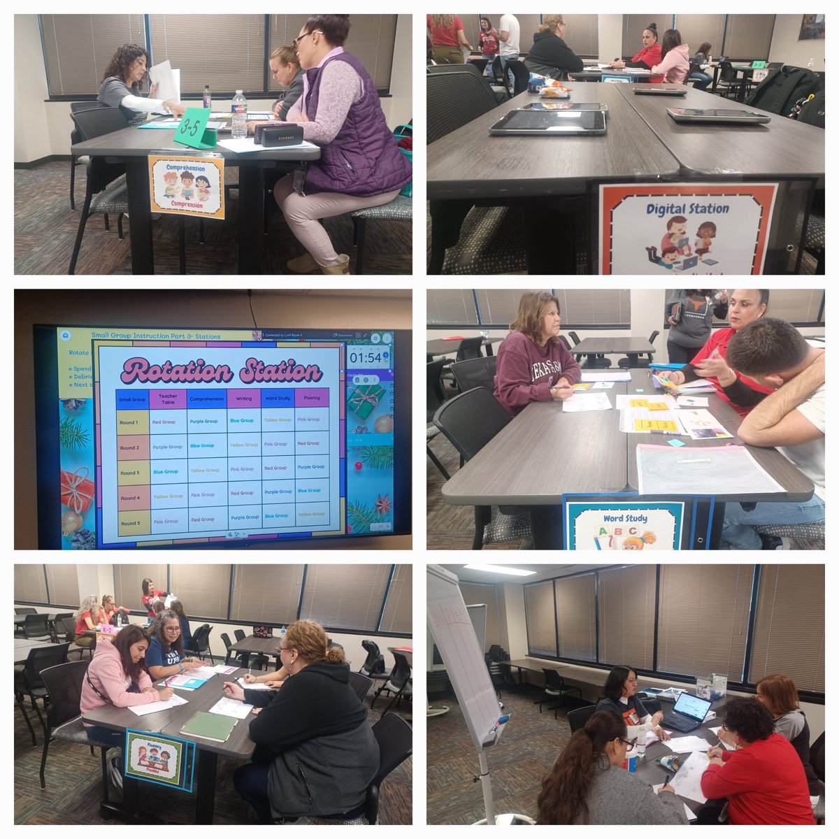 s_amaril's tweet photo. Small Group Instruction - Learning Stations After the Bell Session @ECISD_Bil_ESL #bilingualeducation #dualLanguage #esl #eslspecialist https://t.co/ogRvR7G2EC