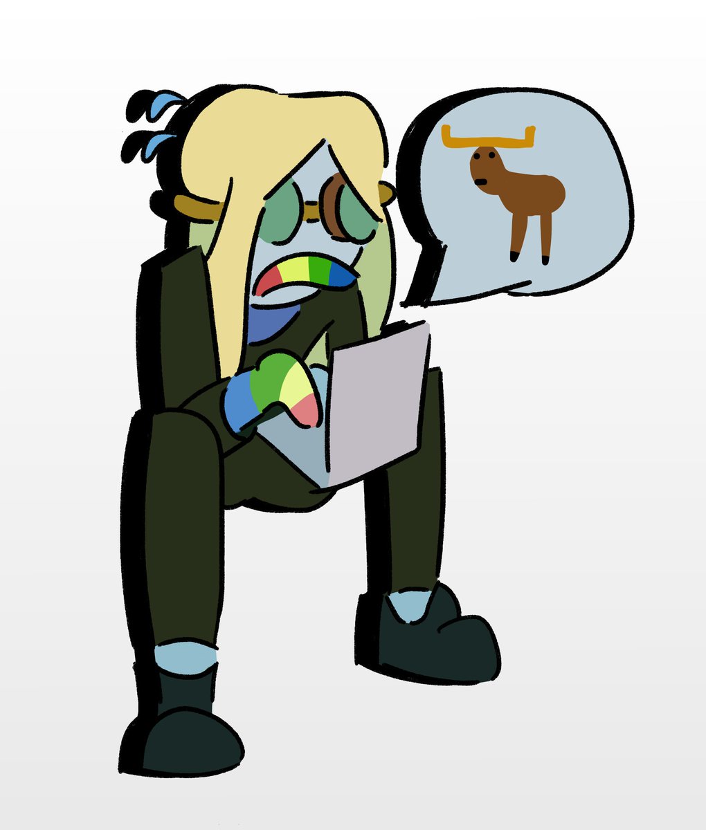 CalloneSwitch's tweet photo. Drawing all of my Youtube Subscriptions  Day 27 - Legitimoose
@Legitimoose 

#youtuberdiario #dailyyoutuber #fanart https://t.co/ETNRtKygxI