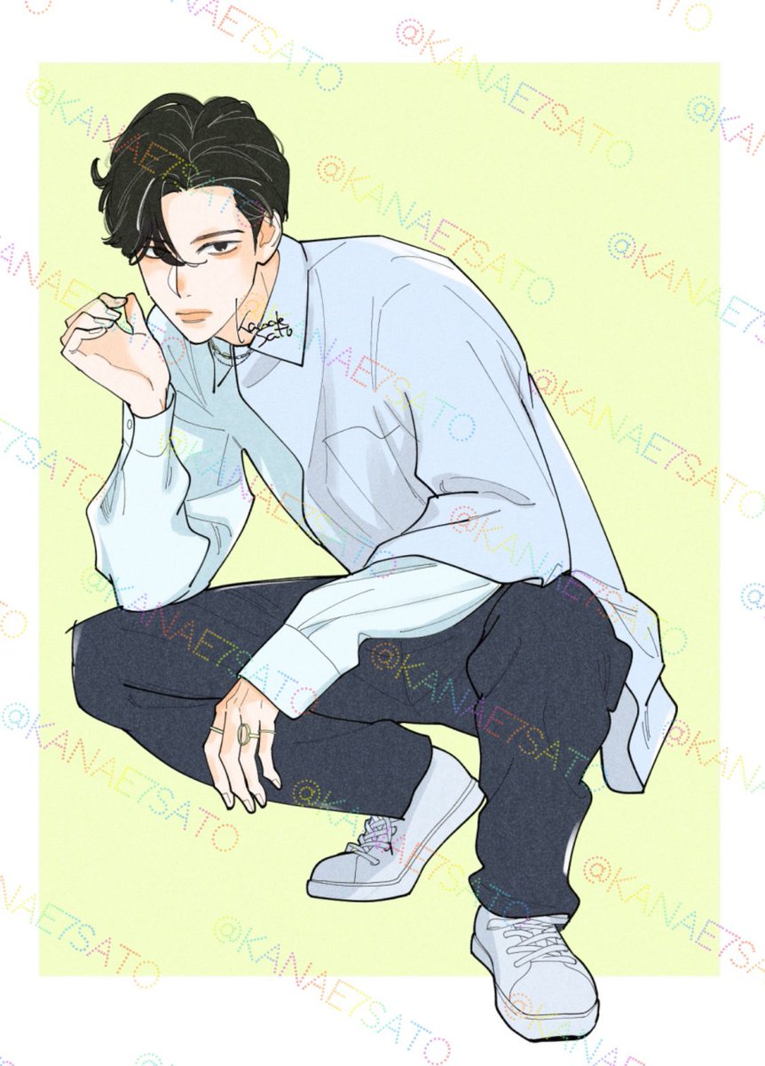 「去年の写真を見て練習シリーズ 」|カナエサト@漫画家のイラスト