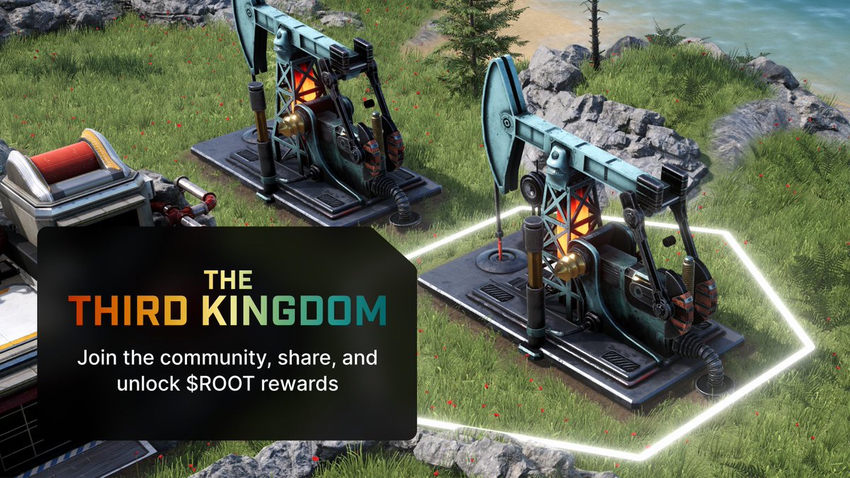 The Root Network (@therootnetwork) on Twitter photo Join #TheThirdKingdom Campaign: Enter The Third Kingdom and Unlock Rewards! 💰
Complete these tasks to unlock $ROOT rewards:
🔹 Follow <a href="/flufworld/">FLUF World</a>
🔹 Like and share their post
🔗: app.galxe.com/quest/therootn… Join #TheThirdKingdom Campaign: Enter The Third Kingdom and Unlock Rewards! 💰
Complete these tasks to unlock $ROOT rewards:
🔹 Follow <a href="/flufworld/">FLUF World</a>
🔹 Like and share their post
🔗: app.galxe.com/quest/therootn…