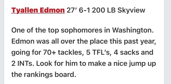Tyallen Edmon (@tyallene31632) on Twitter photo Thank you for the write up!@PrepRedzoneWA <a href="/JordanJ_/">Jordan Johnson</a> <a href="/CoachRoberts760/">Coach Roberts</a> <a href="/GrizCoachGreen/">Justin Green</a> <a href="/SkyviewStormFB/">Skyview Football</a> Thank you for the write up!@PrepRedzoneWA <a href="/JordanJ_/">Jordan Johnson</a> <a href="/CoachRoberts760/">Coach Roberts</a> <a href="/GrizCoachGreen/">Justin Green</a> <a href="/SkyviewStormFB/">Skyview Football</a>