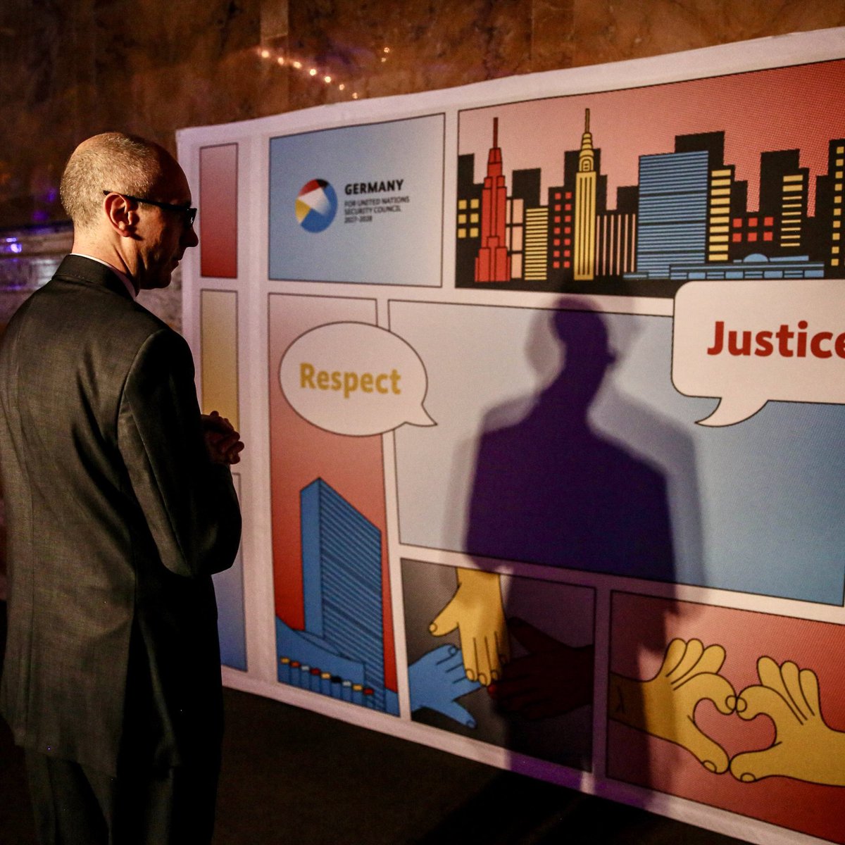 Germany launched its candidacy for a non-permanent seat on the UN Security Council in 2027/2028 in New York. We are ready to take a seat in order to stand up for #respect #justice #peace. 

For more information on #GermanyUNSC:
germanyunsc.org